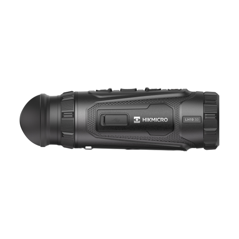 HIKMICRO LYNX LH19 3.0 サーマル単眼スコープ HIKMICROロゴ側の側面外観