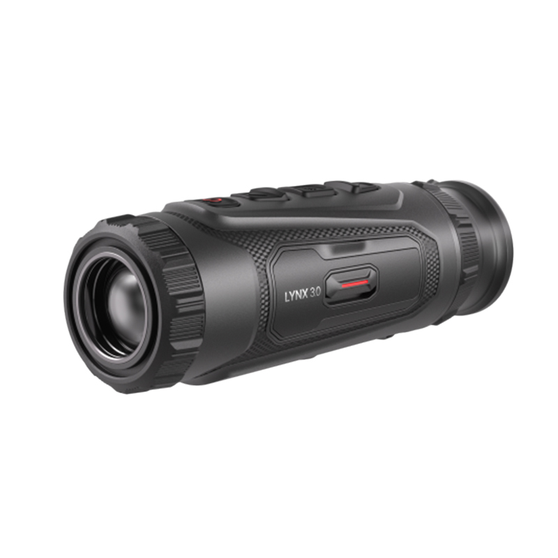 HIKMICRO LYNX LH25 3.0 サーマル単眼スコープ LYNXロゴ側の斜め外観