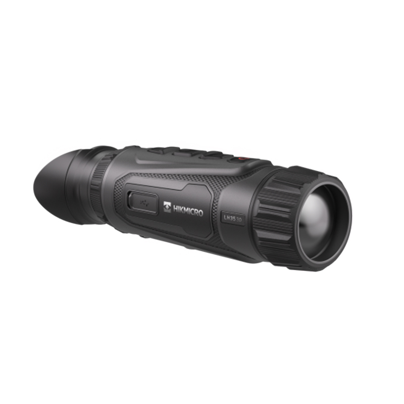 HIKMICRO LYNX LH35 3.0 サーマル単眼スコープ HIKMICROロゴ側と対物レンズ側の外観