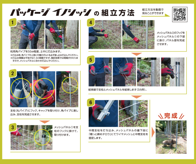 パッケージイノシッシ　組立方法