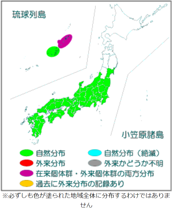 イノシシ分布図