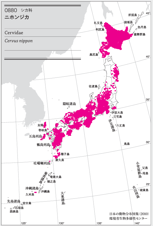 シカ分布図