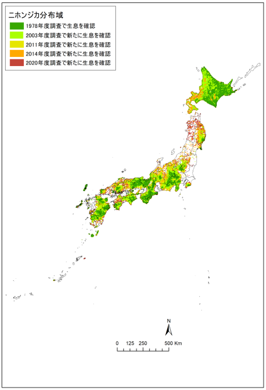 シカ分布図