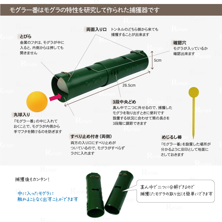 モグラ一番　仕様