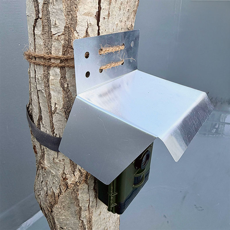 トレイルカメラ用 アルミ製雨よけカバー【まもルーフ】