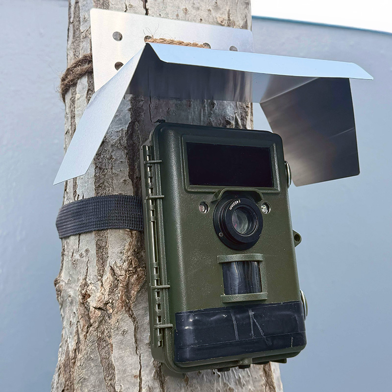 トレイルカメラ用 アルミ製雨よけカバー【まもルーフ】