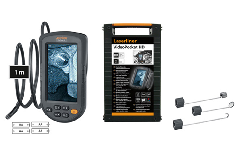 【携帯型工業用内視鏡】レーザーライナー ビデオポケットHD（Laserliner VIDEO POCKET HD）